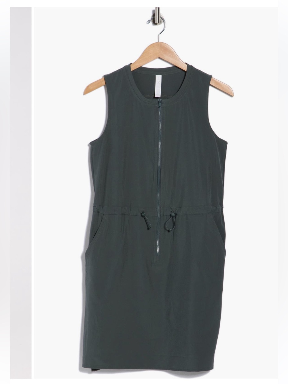 ZELLA Venture Sleeveless Front Zip Utility Dress - Picture 3 of 11